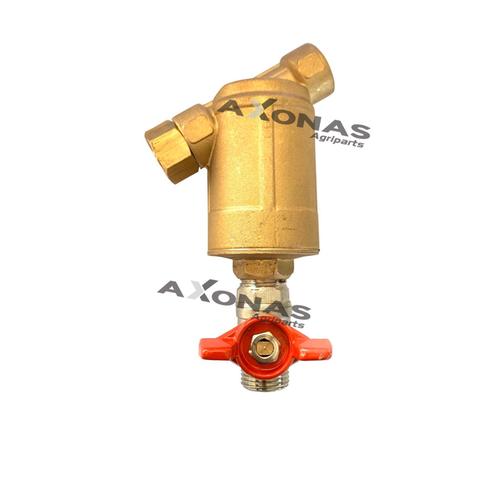 HIGH PRESSURE BRASS FILTER SELF-CLEANING 1/2"