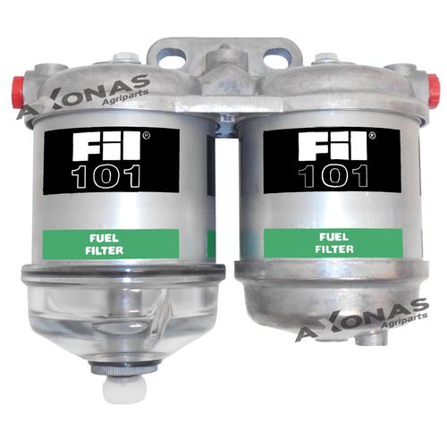 FUEL FILTER DOUBLE 1/2 " X 20 UNF FORD-MF