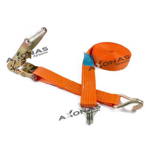 TIE DOWN BELT WITH CLAW HOOK AND RATCHET BUCKLE- 9m
