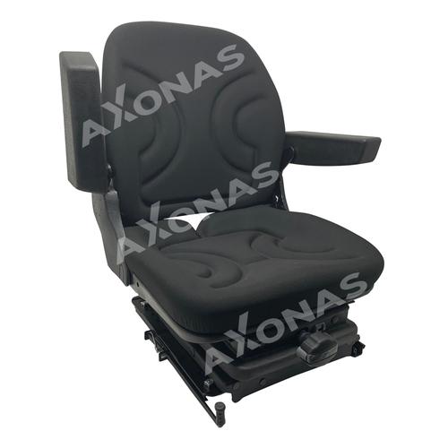 SEAT WITH MECHANICAL LOW SUSPENSION (12cm) - FOLDABLE ARMREST