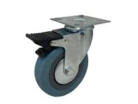 GREY SWIVEL WHEELS WITH BRAKE