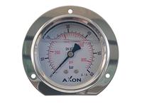 GLYCERIN FILLED PRESSURE GAUGES WITH FLANGE