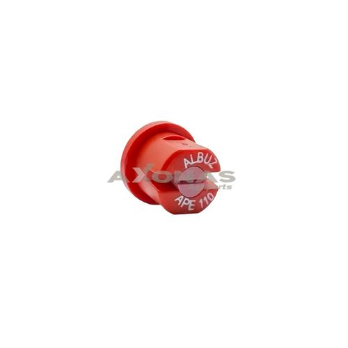 APE 110° STANDARD FLAT SPRAY ALBUZ NOZZLE - RED