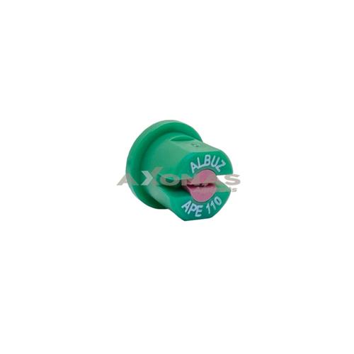 APE 110° STANDARD FLAT SPRAY ALBUZ NOZZLE - GREEN