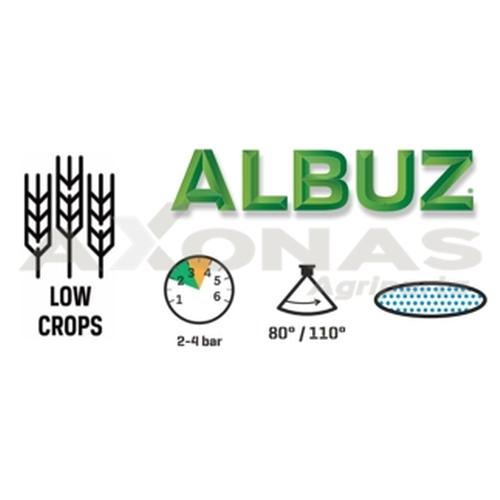 APE 110° STANDARD FLAT SPRAY ALBUZ NOZZLE - GREEN