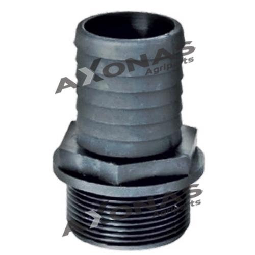 STRAIGHT HOSE FITTING WITH MALE THREAD (1/2'' - D13)