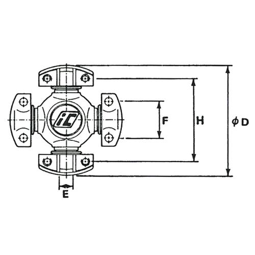 CROSS KIT 42.9Χ88.9 DEUTZ KOREAN