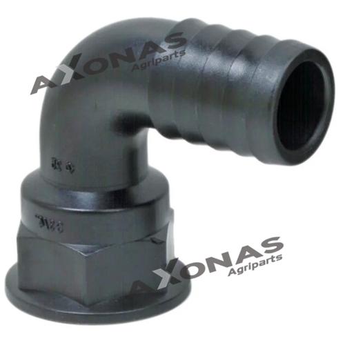 90° HOSETAIL WITH FEMALE THREAD (3/4''-D25)