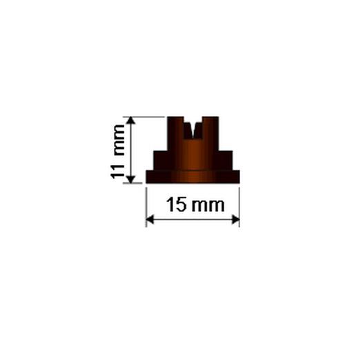 FLAT FAN NOZZLE 110° (BROWN)