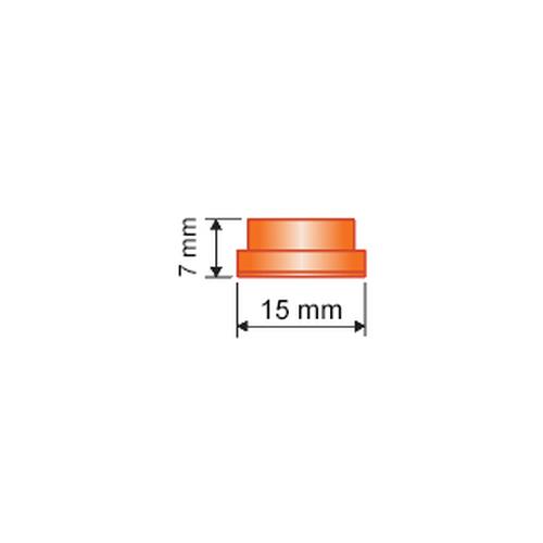 PLASTIC HOLLOWCONE NOZZLE 80° (YELLOW)