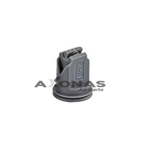 AIR TWIN PLASTIC NOZZLE 30° + 30° (110°) (GREY)