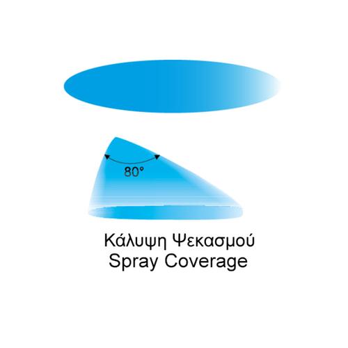 AIR OFF CENTER NOZZLE 80° (BLUE)