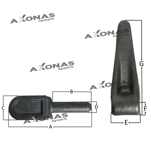 HOLE HEAVY FLAT HINGE (Set)