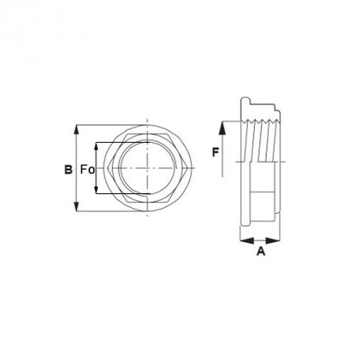 FLY NUT 3/8"