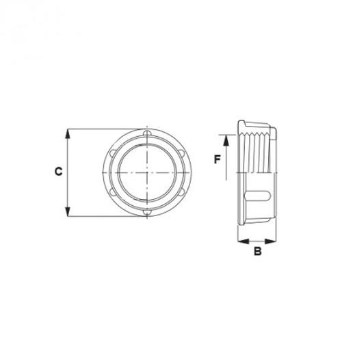 BACK NUT 3/8"