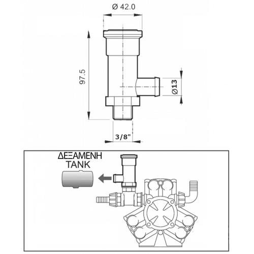 PRESSURE RELIEF DEVICE 3/8" 20BAR