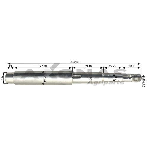 TURBINE SHAFT TYPE 11 (COMER 742 - OCMIS)