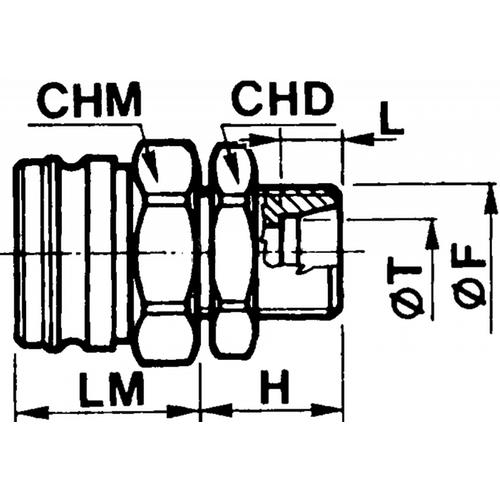 BREAK VALVE MALE THREAD M18Χ1.5