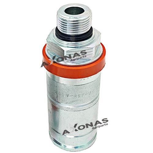 QUICK FEMALE COUPLING PUSH-PULL VALVE TYPE FASTER Μ22Χ1.5 MALE THREAD