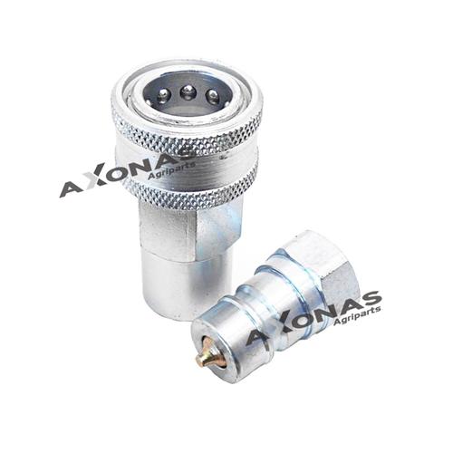 QUICK RELEASE COUPLINGS FEMALE & MALE 1/2" (SET)