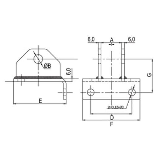 TOP LINK BRACKET(REPLACES ISEKI)