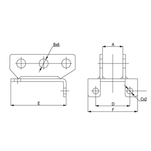 TOP LINK BRACKET (REPLACES KUBOTA)