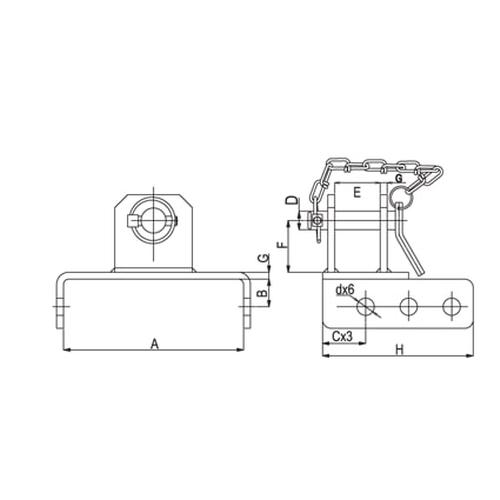 HITCH ASSEMBLY (REPLACES KUBOTA)