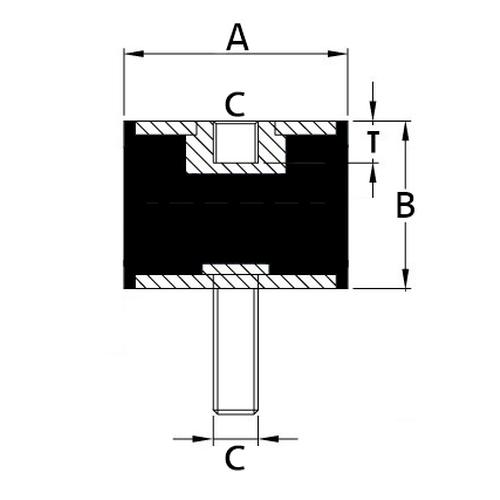 ANTI-VIBRATION DEVICE MALE-FEMALE 6-20-15