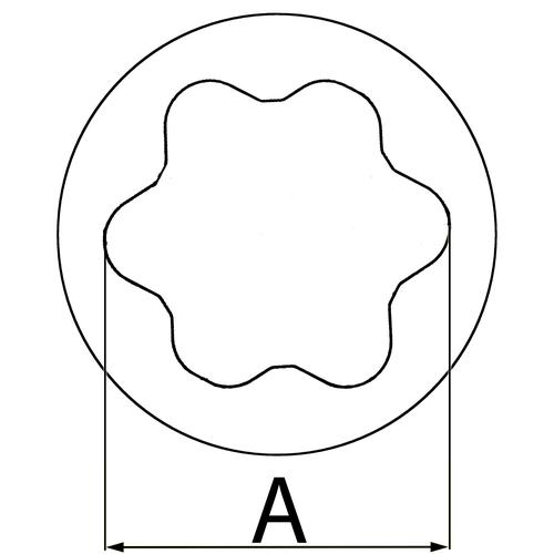 WIDE ANGLE STAR INNER YOKE (35X106.5) CHINESE