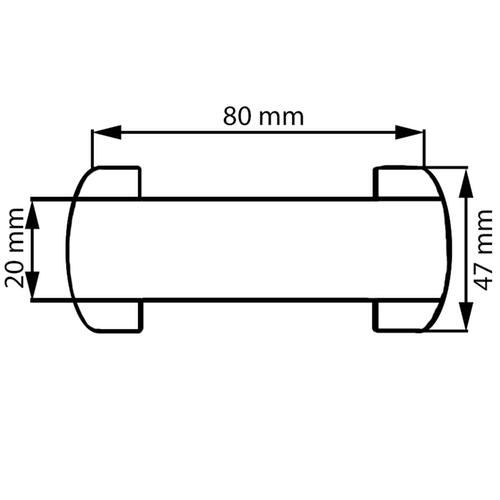 BLACK PLASTIC ROLLER FOR RIMS Φ20