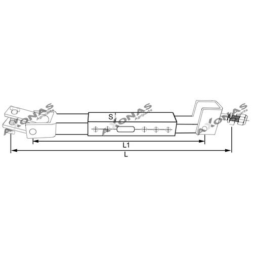 RIGID STABILIZER FORD 3600-3610 (SQUARE) L510mm