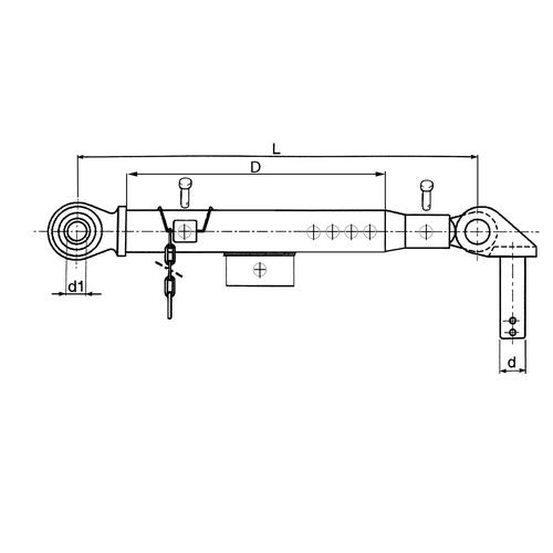 RIGID STABILIZER NEW HOLLAND Φ19