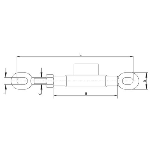 ΕΝΤΑΤΗΡΑΣ ΜΠΡΑΤΣΟΥ M16 L=245mm