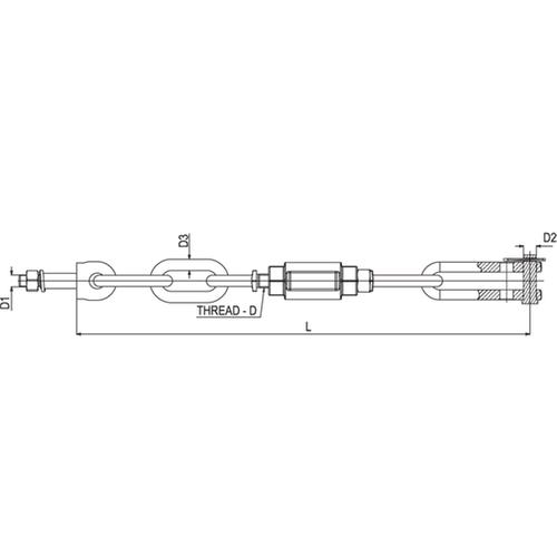 ΕΝΤΑΤΗΡΑΣ FORD 3000-4000 - 2 ΚΡΙΚΟΙ L=555mm