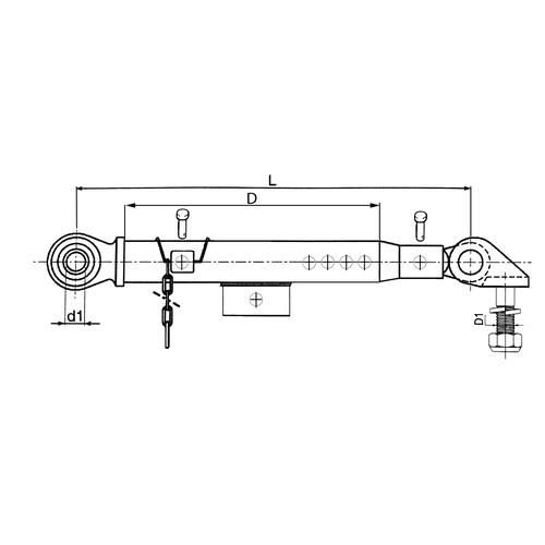 RIGID STABILIZER CASE-MF (SQUARE) L480mm