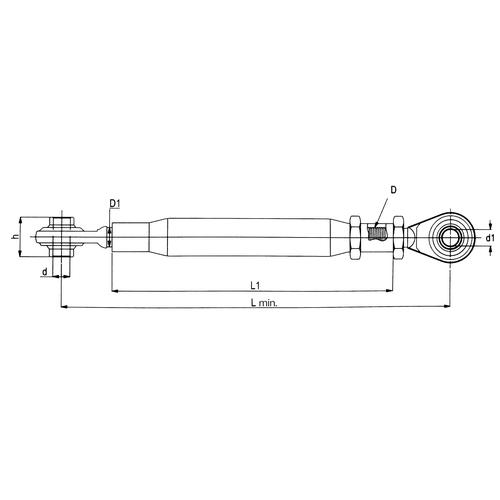 RIGID STABILIZER RENAULT Φ22 L570