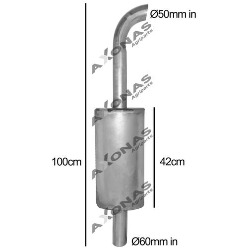 TOP SILENCER BELARUS SHORT PIPE