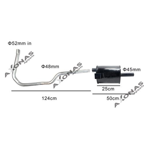 BOTTOM SILENCER FORD 3-5000