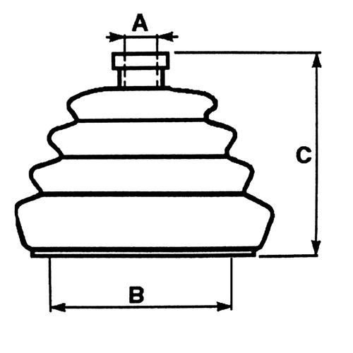 BELLOWS 10X65X55