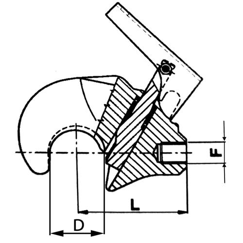 TOP LINK RAPID HOOK Cat-2 - INTERNAL THREAD 27X2 mm