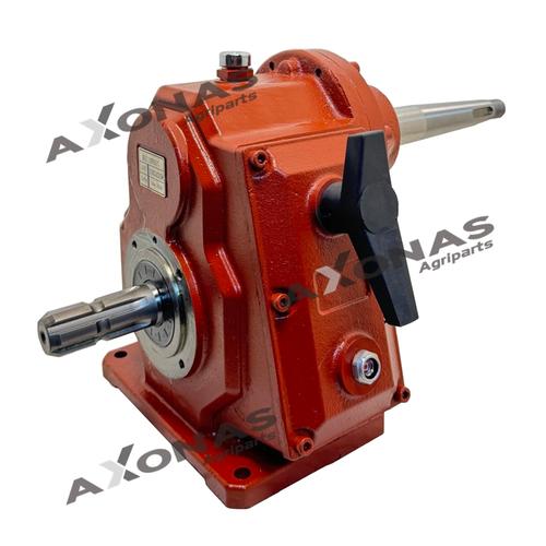 GEARBOX FOR ORCHARD SPRAYER RATIO1:3.5-1:4.5 56ΗΡ SHAFT L200mm