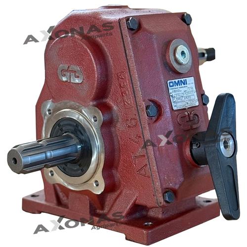GB GEARBOX FOR ORCHARD SPRAYER RATIO 1:3-1:4 45ΗΡ SHAFT L200mm - ITALY