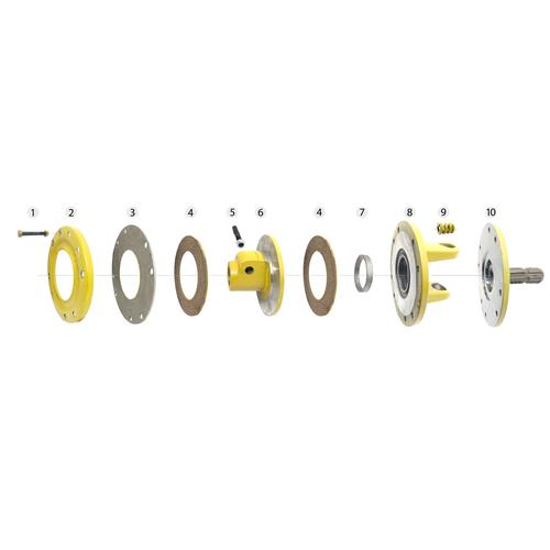 FLANGED YOKE Φ180mm (Cross 30.2Χ80mm)  (No.8 / No.9)