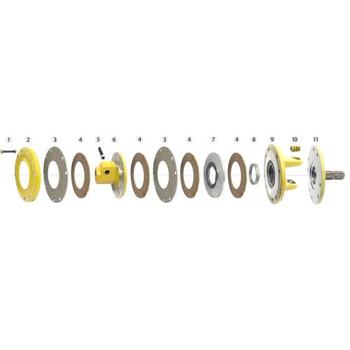 FLANGED YOKE Φ200mm (Cross 30.2Χ92mm)  (No.8 / No.9)