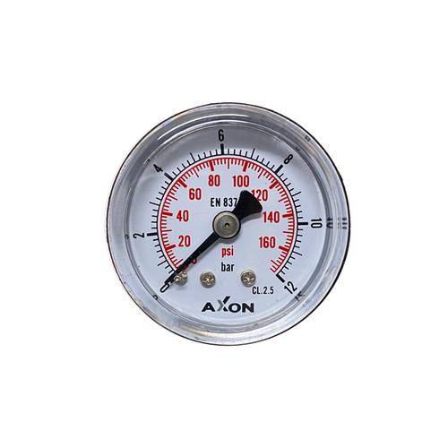 PNEUMATIC GAUGE Φ40mm BACK CONNECTION 1/8"-RANGE 0-12bar