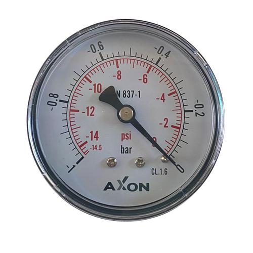 PRESSURE GAUGE Φ63mm BACK CONNECTION 1/4