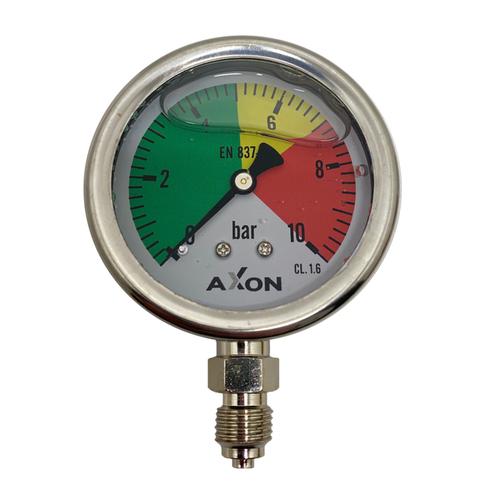 WATER PRESSURE-GLYCERIN FILLED GAUGE Φ63mm BOTTOM CONNECTION 1/4