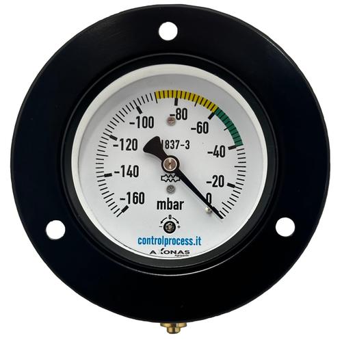 PRESSURE GAUGE Φ100mm BOTTOM CONNECTION 1/4"- RANGE -160/0bar GASPARDO