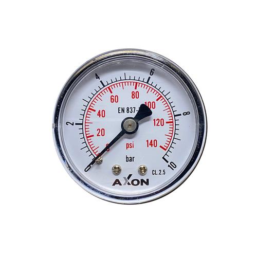 PNEUMATIC GAUGE Φ50mm BACK CONNECTION 1/4"-RANGE 0-10bar