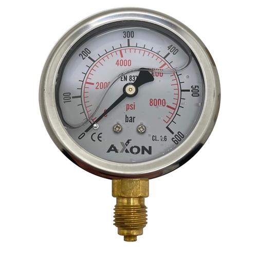 WATER PRESSURE-GLYCERIN FILLED GAUGE Φ63mm BOTTOM CONECTION 1/4